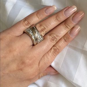 YG/RG Austrian crystal ring